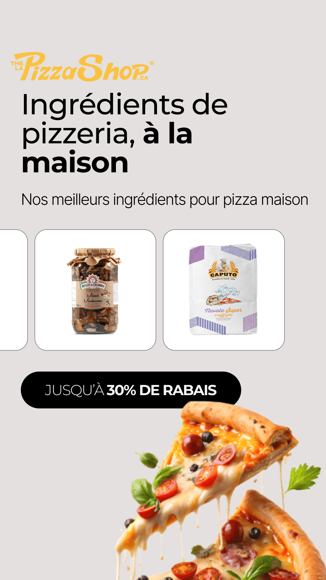 Création publicitaire — PizzaShop