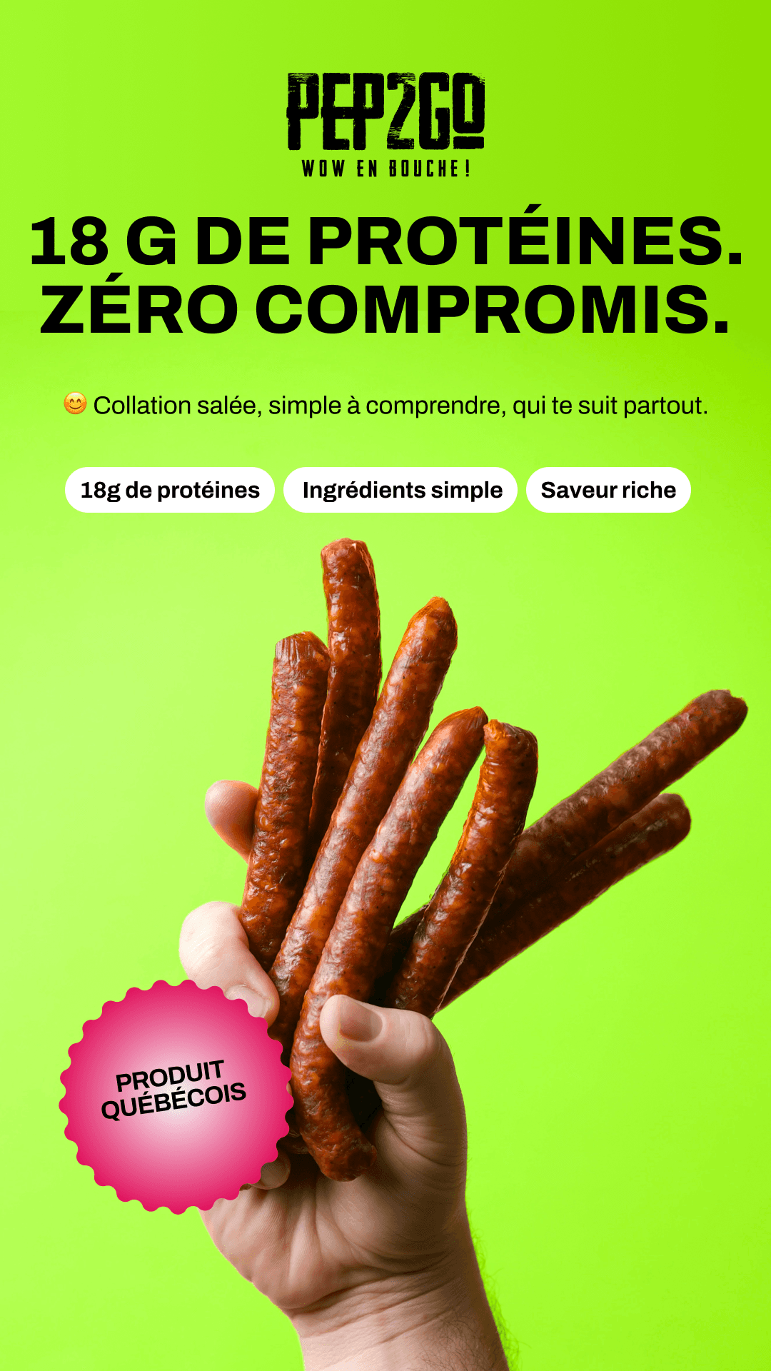 Création publicitaire — Pep2Go